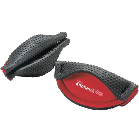 專利材質避免蒸氣燙傷《CUISIPRO》Grips鍋耳隔熱套2入(紅) | 防燙耳 隔熱墊 防燙保護套