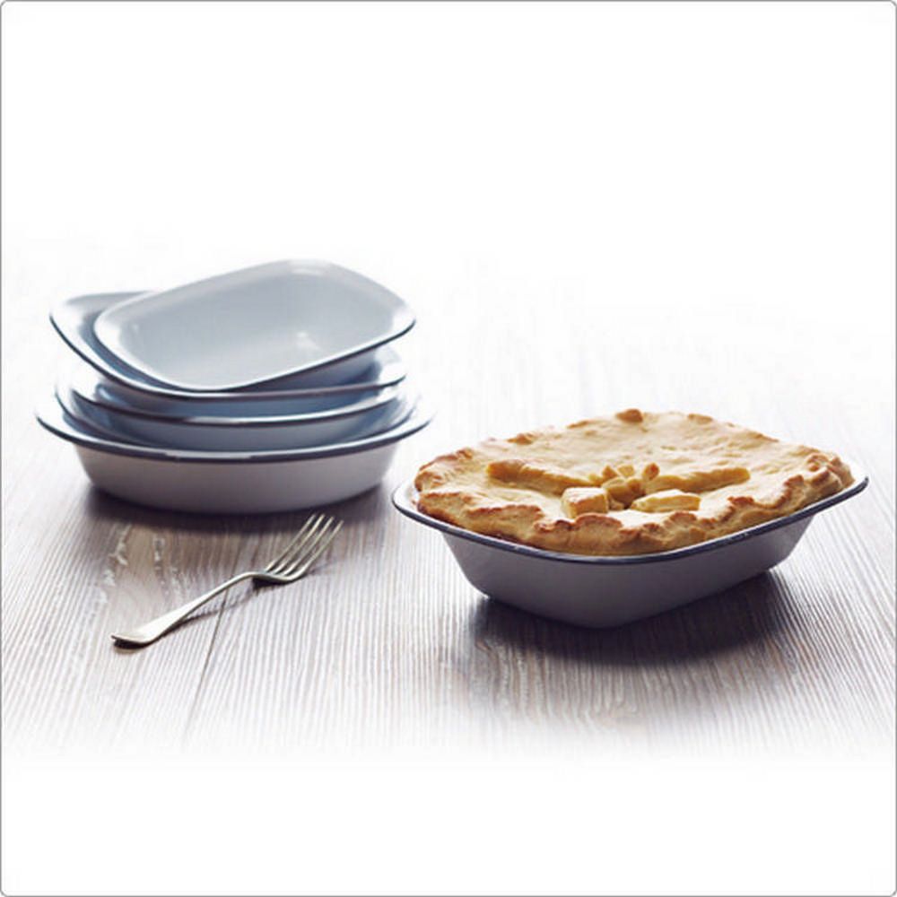 KitchenCraft 英國 復古琺瑯烤盤(長16cm) / 烘焙烤盤