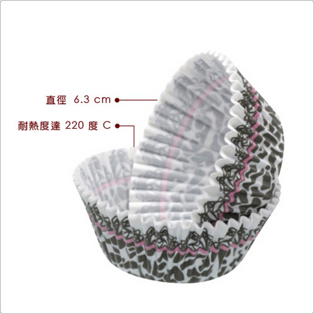 Sweetly 6.3cm紙模裝飾組(時尚斑紋) | 點心烤模