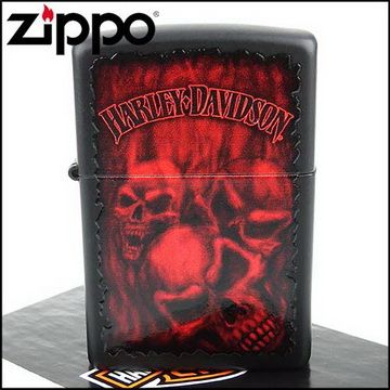 【ZIPPO】美系~哈雷~Harley-Davidson-幽靈骷髏圖案設計打火機