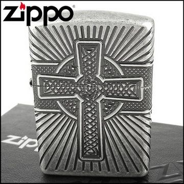 【ZIPPO】美系~Celtic Cross-凱爾特十字圖案設計打火機(ARMOR裝甲)