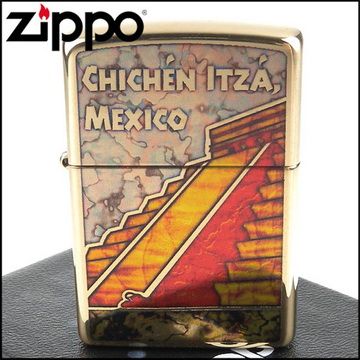 Zippo 美系~Pyramid Chichen Itz-墨西哥契琴伊薩金字塔打火機