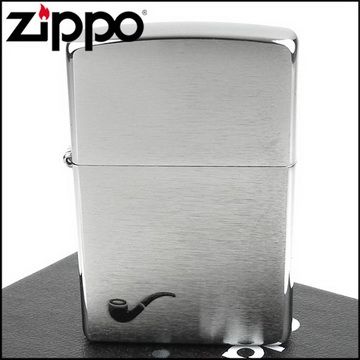 Zippo 美系~Pipe Lighter~煙斗用打火機~拉絲打磨電鍍鉻款