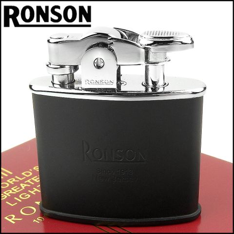 【RONSON】Standard系列-燃油打火機(消光黑款)
