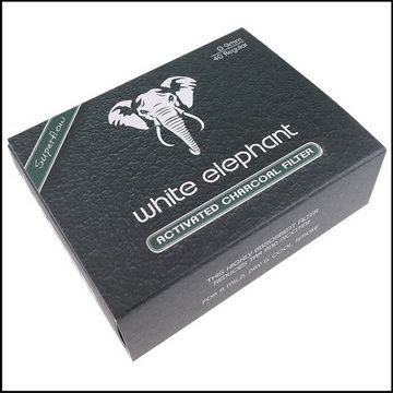 PiPe 煙斗牌 【White-Elephant 白象】煙斗用9mm活性碳濾心~40支入