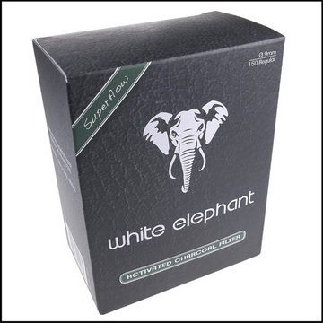 PiPe 煙斗牌 【White-Elephant 白象】煙斗用9mm活性碳濾心~150支入