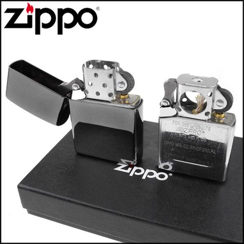 ZIPPO】美系~Black ice黑冰色鏡面打火機+煙斗機芯套組- PChome 24h購物