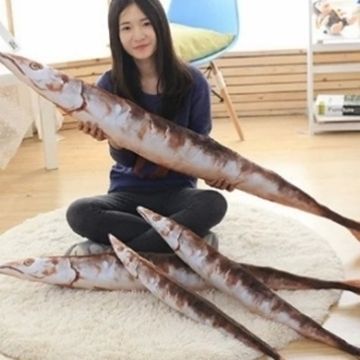  May Shop 【105122106】小款 漫踪艦隊collection鹹魚抱枕動漫展毛絨玩具周邊(50公分)
