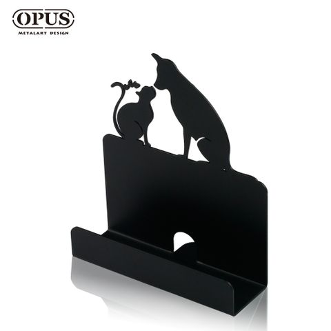 OPUS 東齊金工 歐式鐵藝名片座《寵愛》經典黑