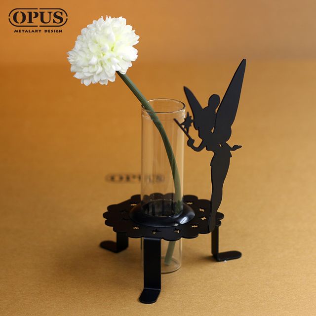 OPUS 東齊金工  歐式鐵藝-精靈之瓶《花仙子瓶插》經典黑