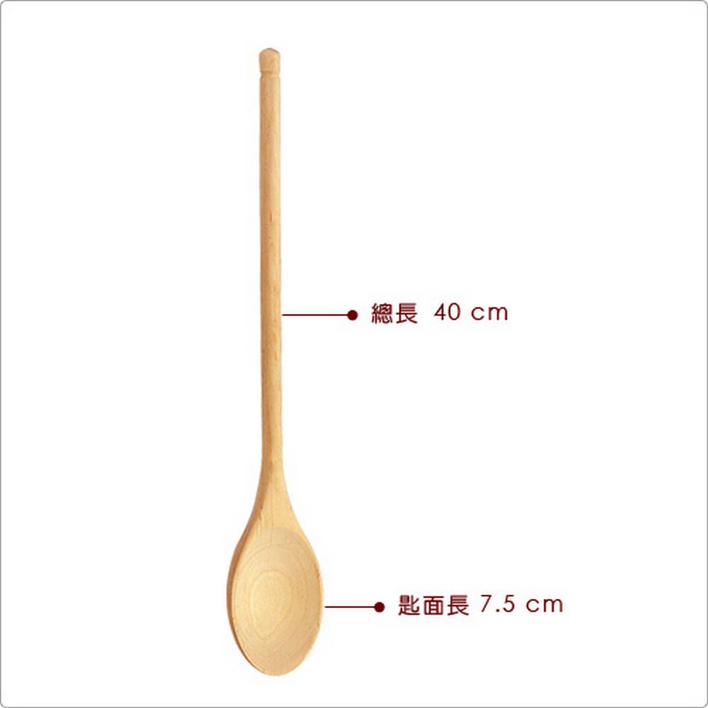 TESCOMA Woody樺木攪拌匙(橢40cm) | 攪拌匙 攪拌杓 料理杓