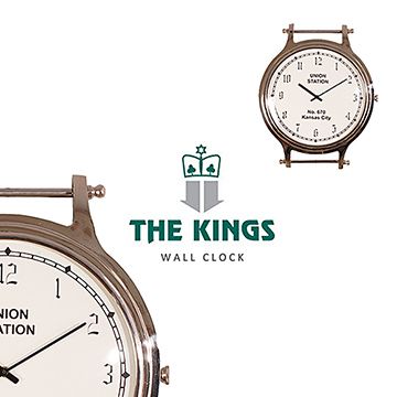 【THE KINGS】Flight diary飛行日記復古工業時鐘