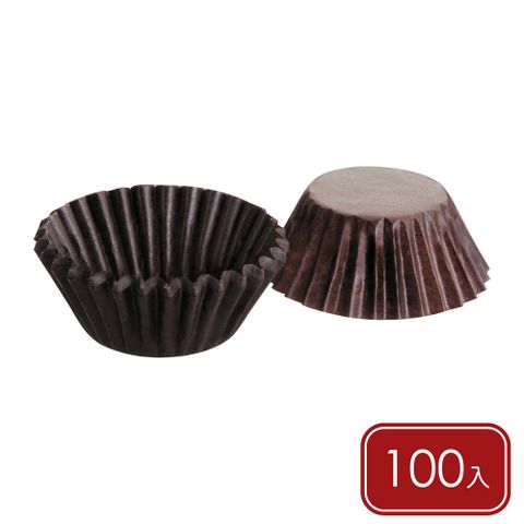 IBILI 迷你蛋糕紙模100入(咖4cm)