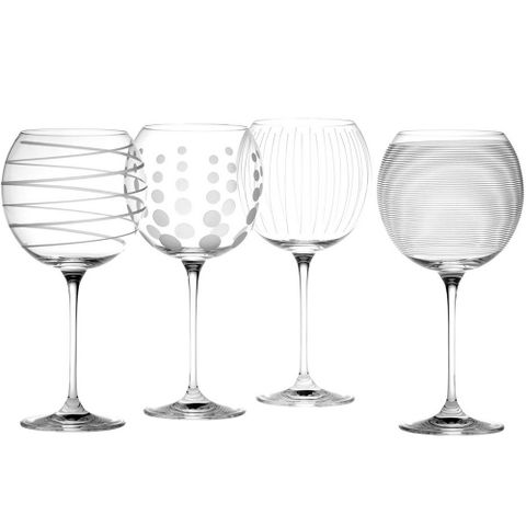 CreativeTops Mikasa紋飾勃根地紅酒杯4入(750ml)