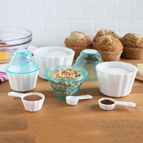 FOXRUN Bake造型量杯量匙9件(藍)