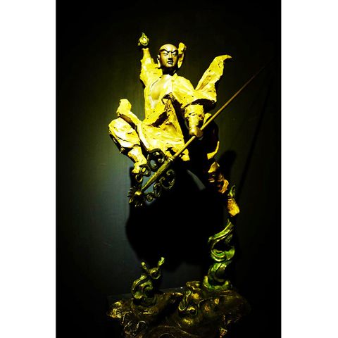 子問 限量原作銅雕~三昧願 (地藏王菩薩)~~(大件)