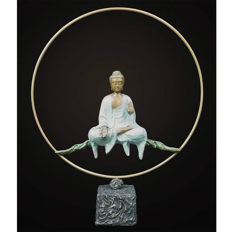 藥師佛 (三寶佛) *普佛小品系列~子問老師 限量原作 銅雕