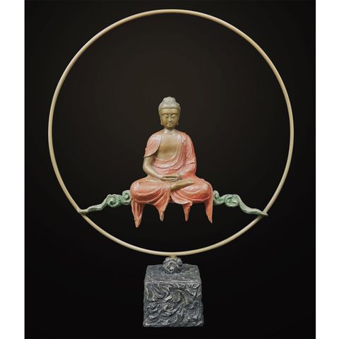 阿彌陀佛 (三寶佛) *普佛小品系列~子問老師 限量原作 銅雕