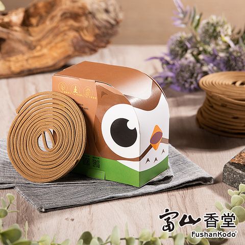 【富山香堂】天然沉香富貴守護香-1入組