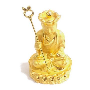地藏王菩薩 5.4公分 小佛像/法像-金色