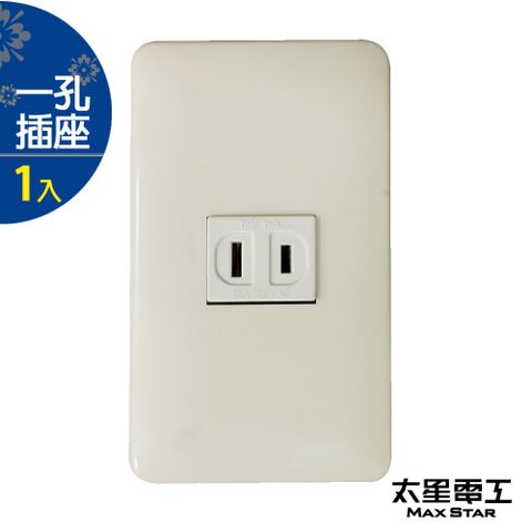 太星電工 聯蓋一孔插座 A031C