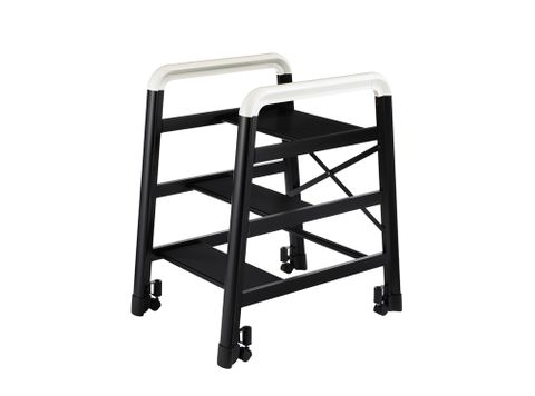 【長谷川Hasegawa設計好梯】Camber DE-3B 設計傢俱梯 黑色－3階(59cm)