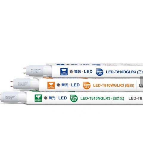 10入裝-舞光 10W LED 2尺 T8 玻璃燈管 白光 全電壓 無藍光