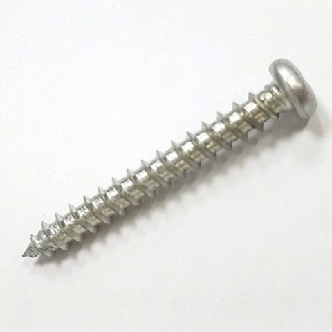 十字螺絲 3/16 X 1-1/2 英寸 鍍鋅 丸頭螺絲 100支/包 尖尾攻牙釘 鐵板牙螺絲U1