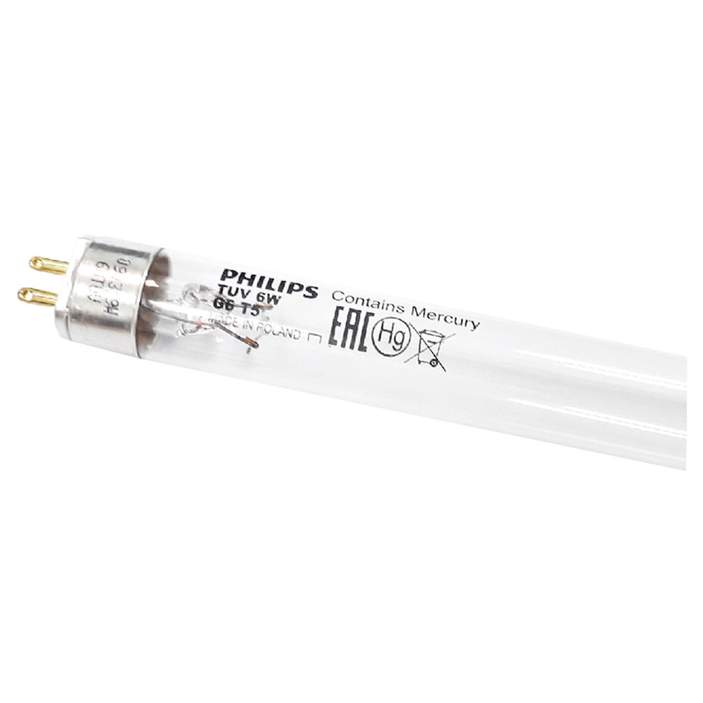 PHILIPS Contains MercuryTUV 6W