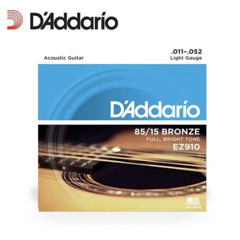 D'Addario DAddario EZ910 民謠吉他套弦 (11-52)