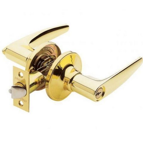 廣安牌 LH700 水平鎖 60mm 金色 有鑰匙 管型扳手鎖 水平把手 客廳鎖 板手鎖