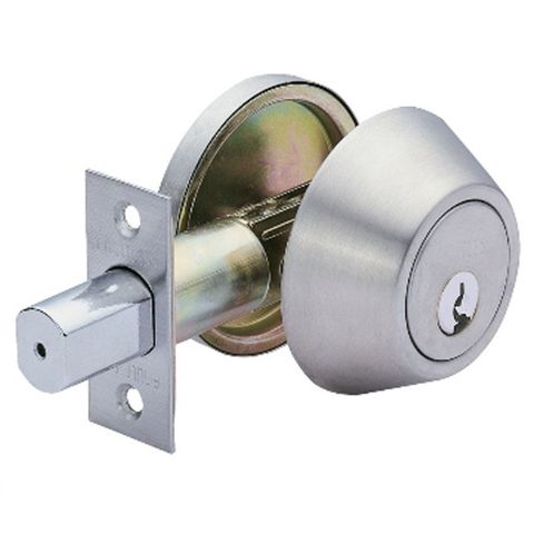 加安 D261 輔助鎖 60mm 卡巴鑰匙 銀色 補助房門鎖 硫化銅門 大門 一般房門均適用