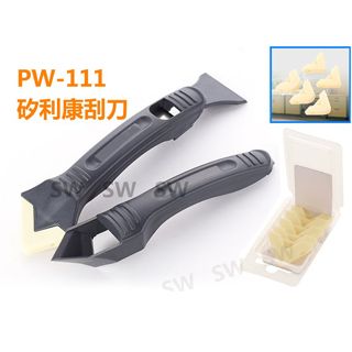 臺灣製 PW111 矽利康刮刀 矽力康工具 Silicone 刮刀抹平 邊刀錐型刀抹刀刮刀
