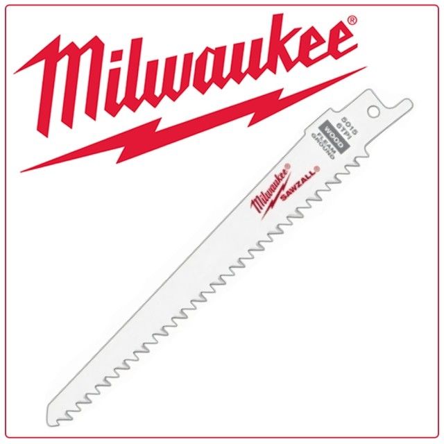 Milwaukee 美沃奇  6軍刀鋸片組/木工專用/5入48-00-5015