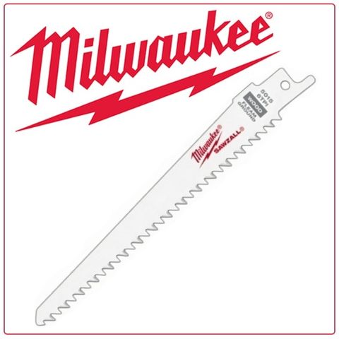 Milwaukee 美沃奇 6軍刀鋸片組/木工專用/5入48-00-5015