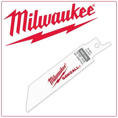 Milwaukee 美沃奇 4軍刀鋸片組/金屬專用/5入48-00-5181