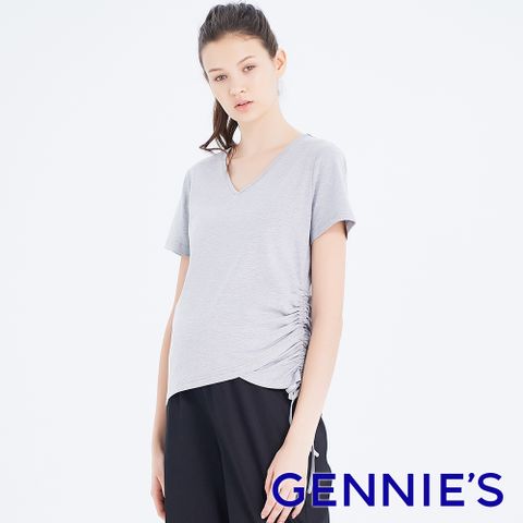 Gennies 奇妮 高棉V領上衣