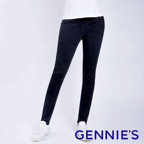 【Gennies奇妮】修身曲線牛仔褲(灰)