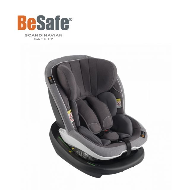 BeSafe 6個月-4歲 ISOfix 雙向兒童成長型汽座 最新I-Size標準(精靈灰)