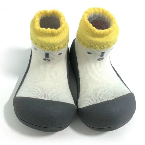 韓國Attipas襪型學步鞋-北極熊灰底