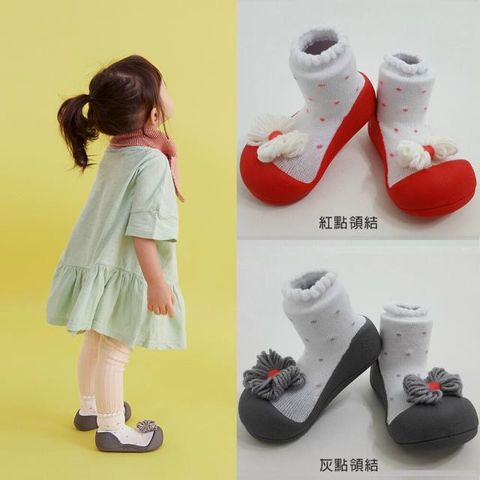韓國Attipas襪型學步鞋-領結系列