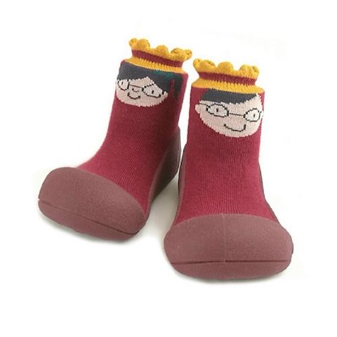 韓國Attipas襪型學步鞋-娃娃紅