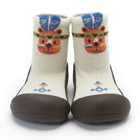 韓國Attipas襪型學步鞋-印地安小熊