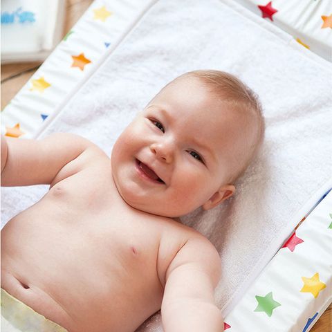 英國 JoJo Maman BeBe 嬰幼兒尿布更換墊專用毛巾2入組_純白(JJA5448)
