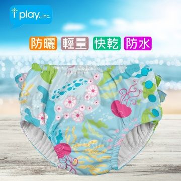 iplay 美國 i play 寶寶泳褲/戲水免穿尿布 - 海洋桃紅水母