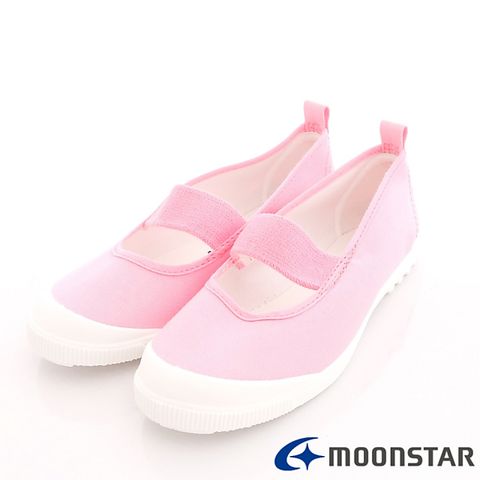 日本月星MoonStar機能童鞋-日本製室內鞋-1931粉-中大童段15~25cm