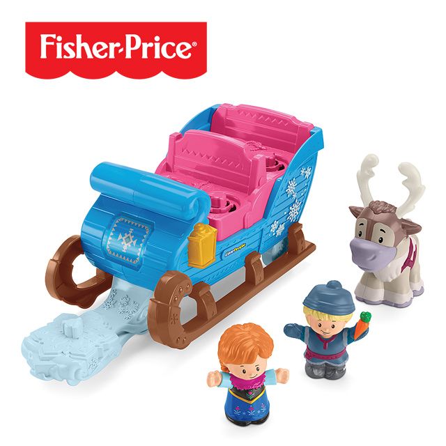 Fisher-Price 費雪牌 【奇哥】 費雪 冰雪奇緣雪橇組