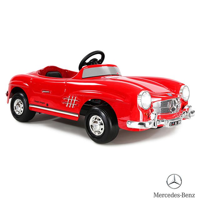 Mercedes Benz 賓士 【BENZ】全台獨家 充電式 300SL 6V 電動兒童乘座車- 紅色(原車縮小比例)