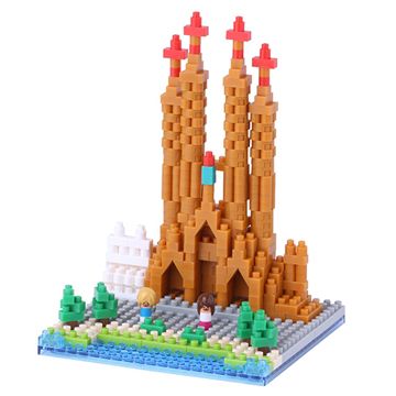 Nanoblock 迷你積木 《Nano Block》【世界主題建築系列】NBH-098聖家堂