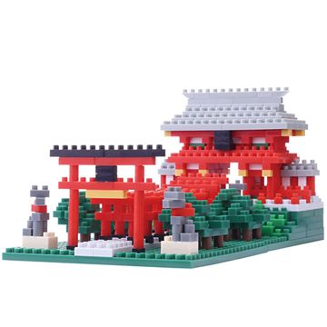 Nanoblock 迷你積木 《Nano Block》【世界主題建築系列】NBC-108 稻荷神社